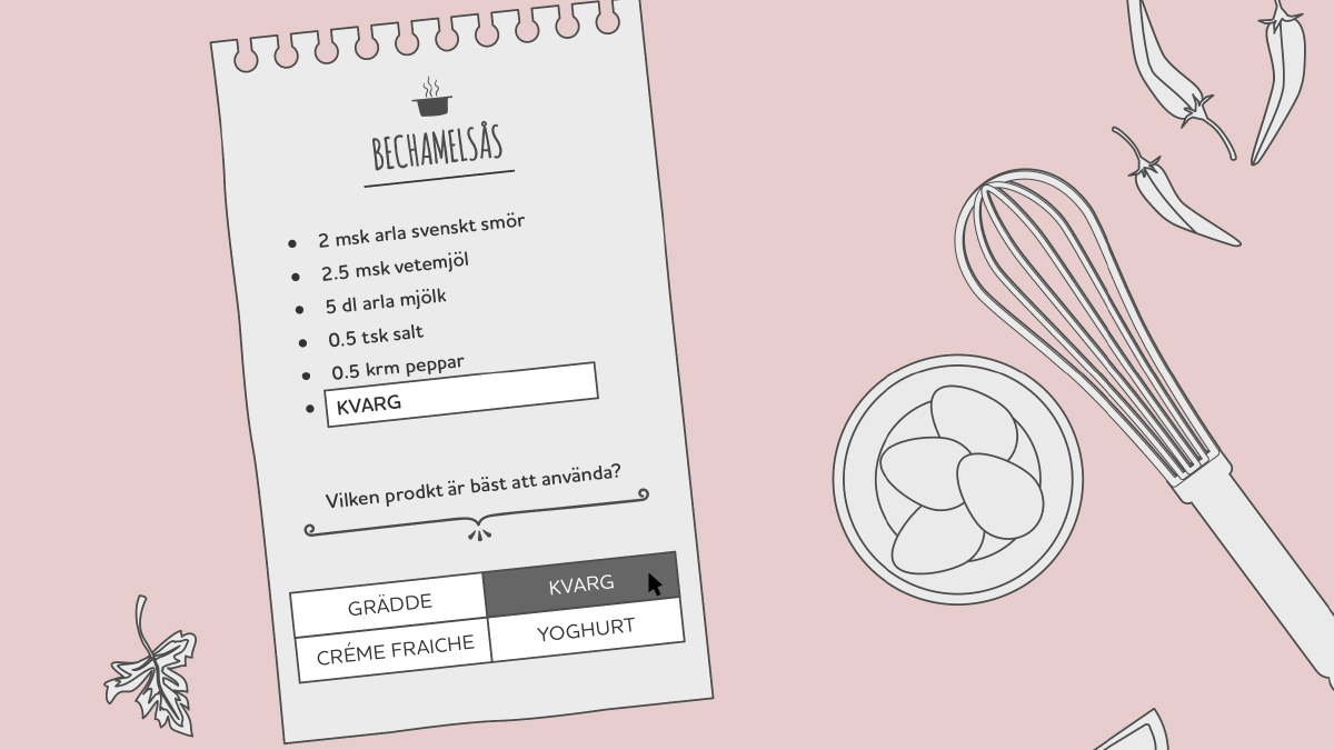 Utmaning 3 – att välja produkt