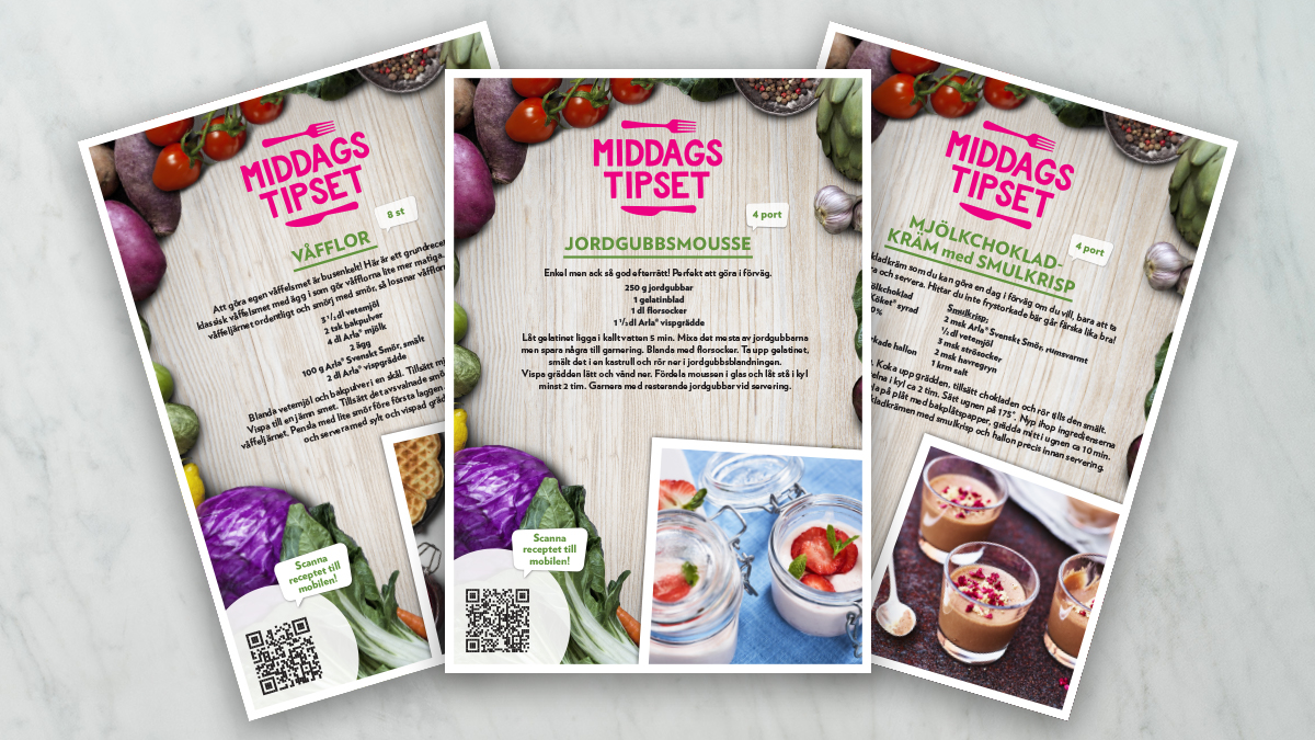 Middagstipset Efterrätter