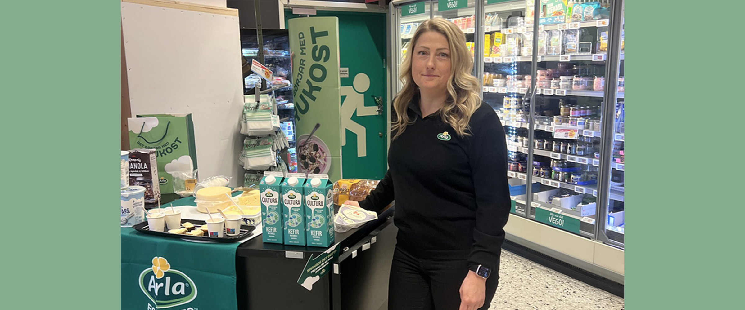 Caroline Hansson, säljare på Arla