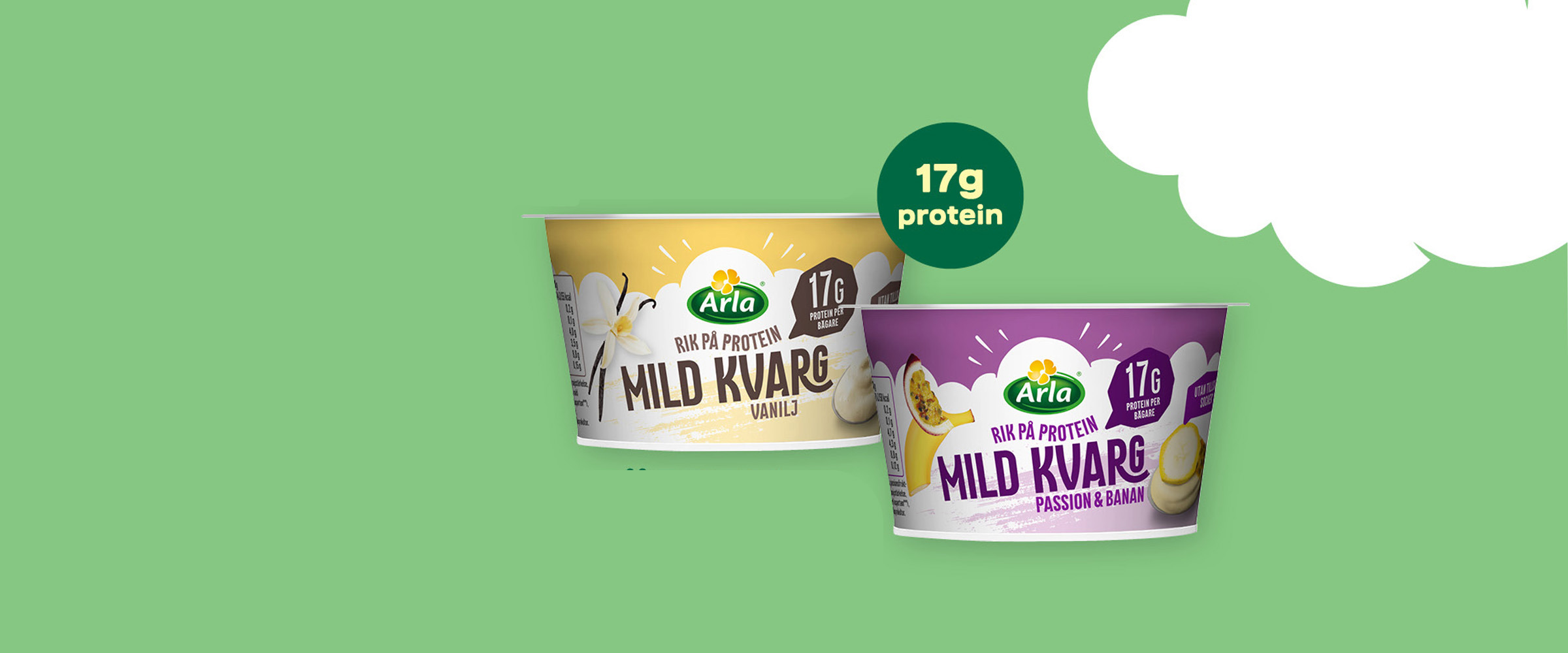 Kvarg i farten – nu kommer Arla Mild Kvarg 200 g