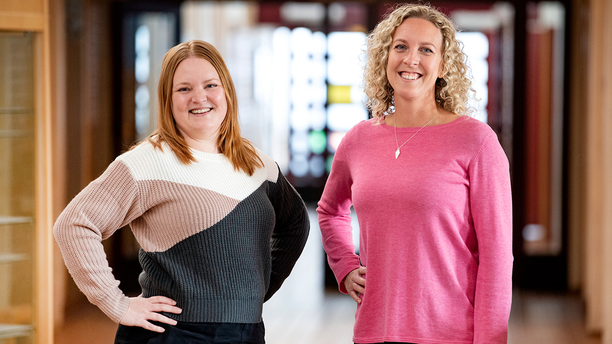 Åsa Kluck och Mathilda Strand