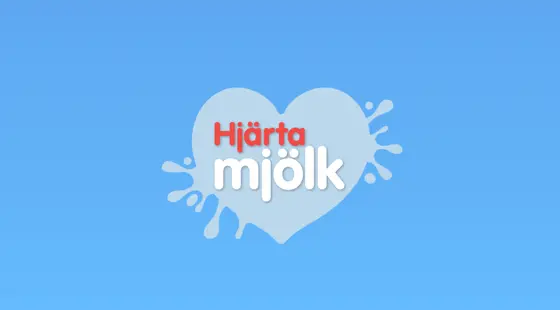 Hjärta mjölk