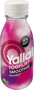 Yoggi® Yalla yoghurt-smoothie hallon