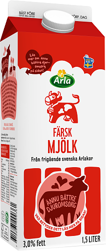 Arla Ko® Färsk standardmjölk 3,0%