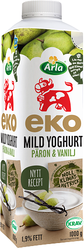 Arla Ko® Ekologisk Eko mild yoghurt päron vanilj 1,9%