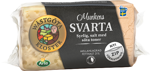 Wästgöta Kloster® Munkens Svarta ost