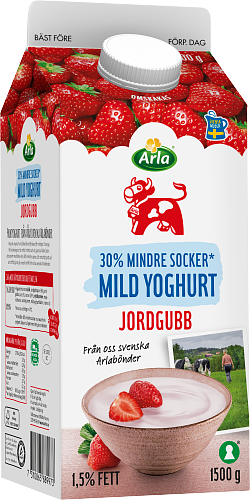 Arla Ko® Mild yoghurt jordg lättsockr 1,5%