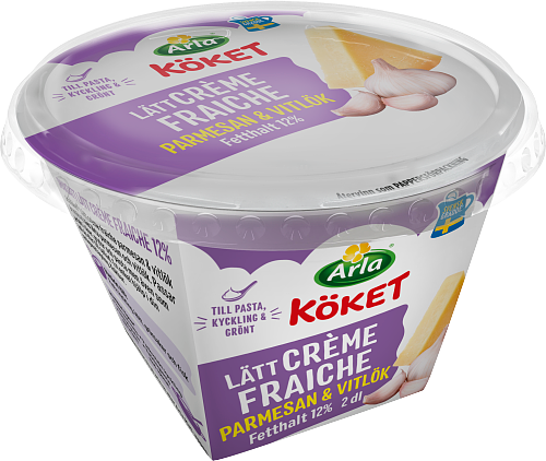Arla Köket® Lätt crème fraiche parmesan & vitlök 12%