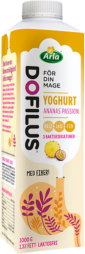 Arla® Dofilus yoghurt ananas&passion