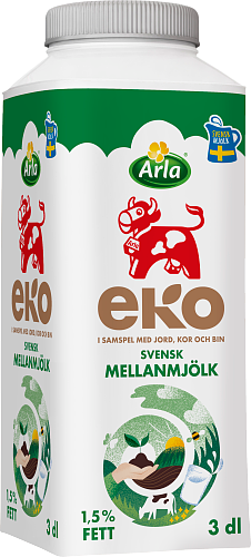 Arla Ko® Ekologisk Mellanmjölk 1,5% port