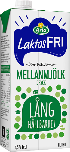 Arla® LF m mjölkdr m lång hållbarhet 1,5%