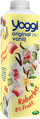 Yoggi® Original yoghurt rabarber & vanilj