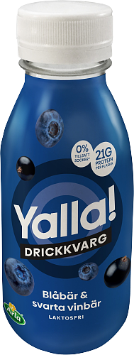 Yalla® Drickkvarg blåbär & svarta vinbär