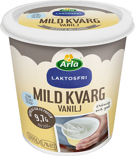 Yalla® Mild kvarg vanilj laktosfri