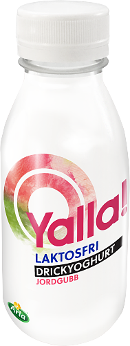 Yoggi® Yalla laktosf drickyoghurt jordgubb