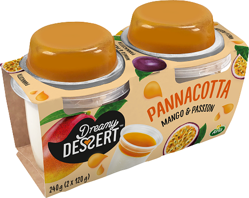 Dreamy Dessert Pannacotta mango passion