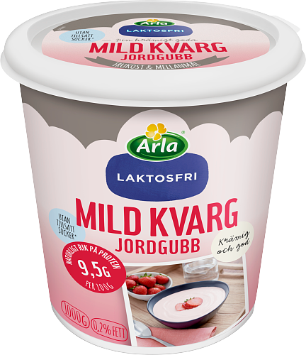Yalla® Mild kvarg jordgubb laktosfri