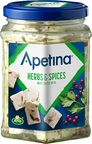 Apetina® Vitost tärnad i olja ört krydd 22%