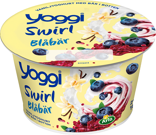 Yoggi® Swirl vaniljyog. blåbär
