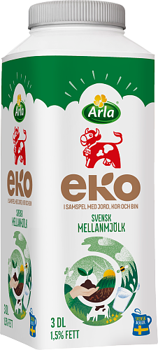 Arla Ko® Ekologisk Mellanmjölk 1,5% port