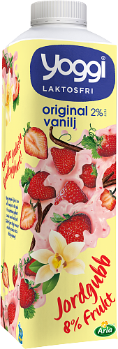 Yoggi® Org laktosfri yoghurt jordg vanilj