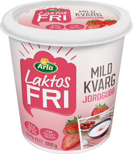 Arla® Laktosfri mild kvarg jordgubb