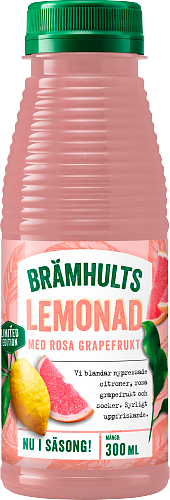 Brämhults Lemonad med rosa grapefrukt