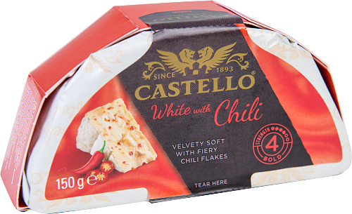Castello® White chili vitmögelost