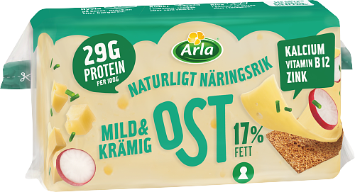 Arla® Mild & Krämig ost 17%