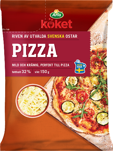 Arla Köket® Riven ost pizza 32%