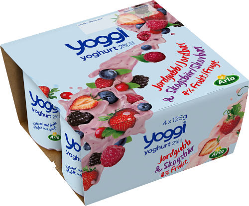 Yoggi® Original yoghurt jordg & skogsb 4-p