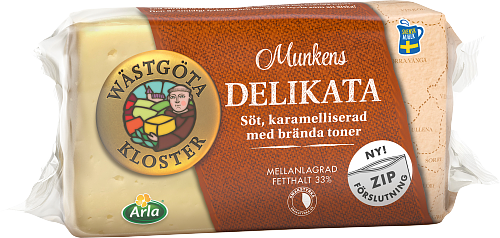 Wästgöta Kloster® Munkens Delikata ost