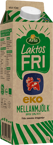 Arla Ko® Ekologisk Laktosfri eko mellanmjölkdryck 1,5%