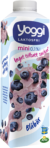 Mini laktosfri yoghurt blåbär