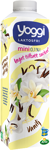 Mini laktosfri yoghurt vanilj