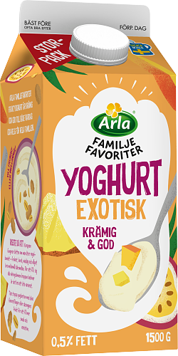 Familjefavoriter yoghurt exotisk