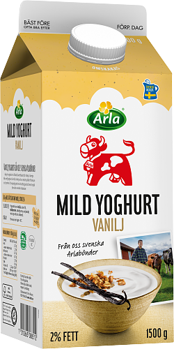 Mild yoghurt vanilj 2%