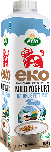 Eko mild yoghurt naturell 3,8-4,5%
