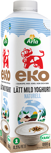 Eko mild yoghurt lätt naturell 0,5%