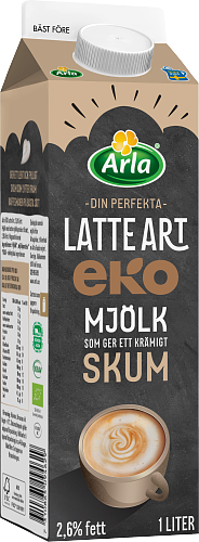 Latte Art® ekologisk mjölk 2,6%