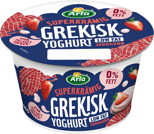 Grekisk yoghurt jordgubb 0,2%