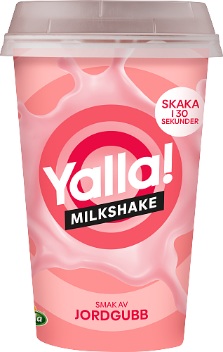 Milkshake jordgubbssmak