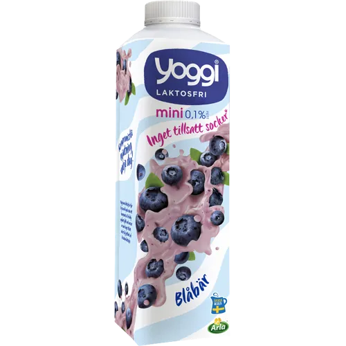 Mini laktosfri yoghurt blåbär