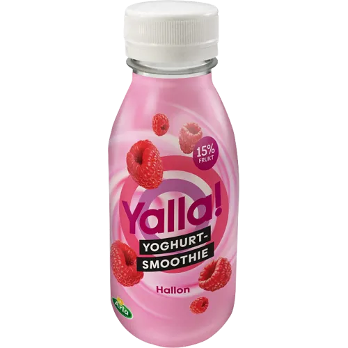 Yalla yoghurt-smoothie hallon