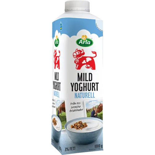 Mild yoghurt naturell 3%