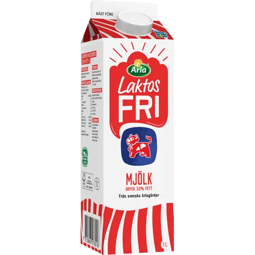 Laktosfri standardmjölkdryck 3,0%