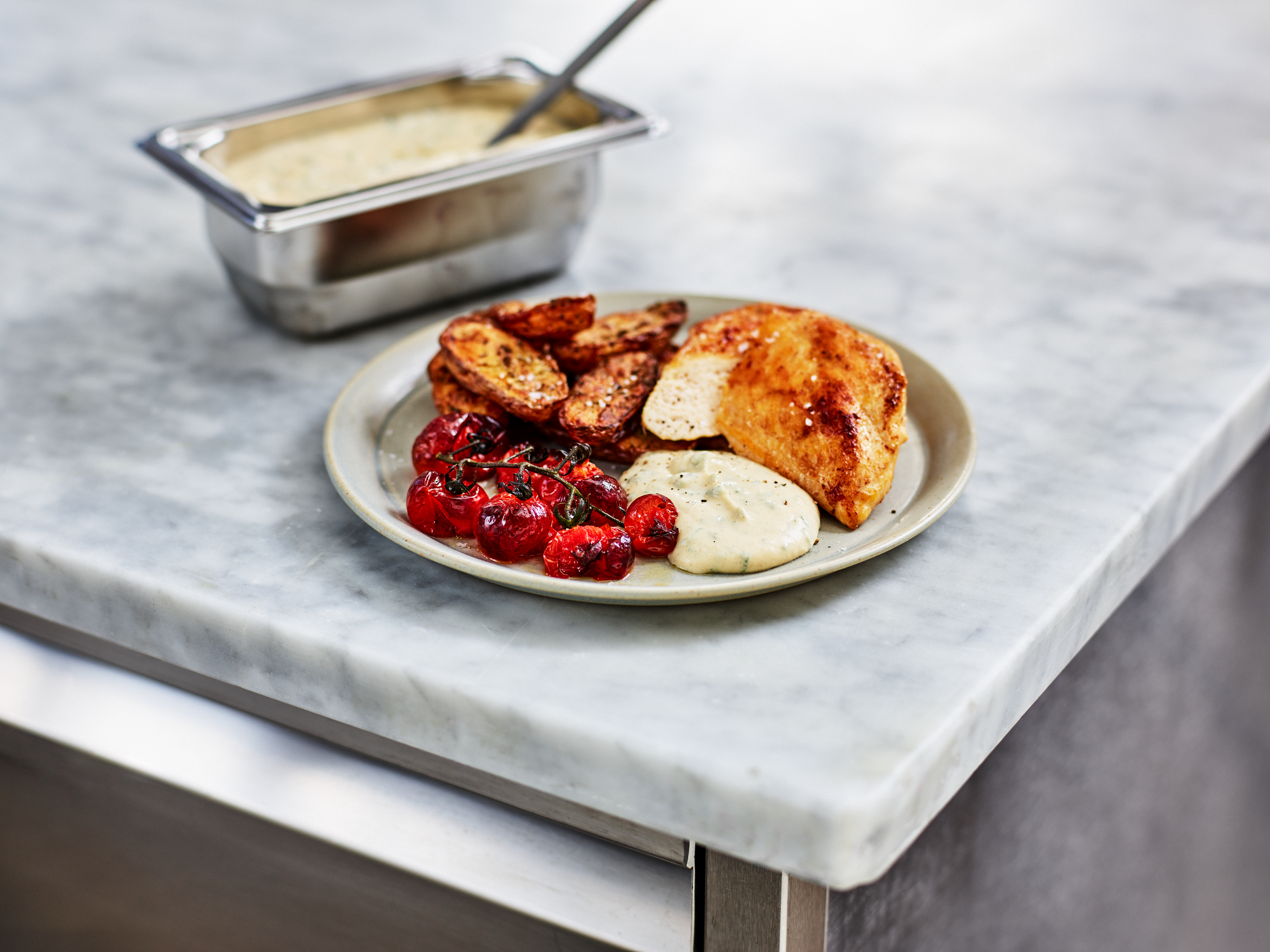 Bearnaisesås med smetana