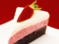 Cheesecake med browniebotten