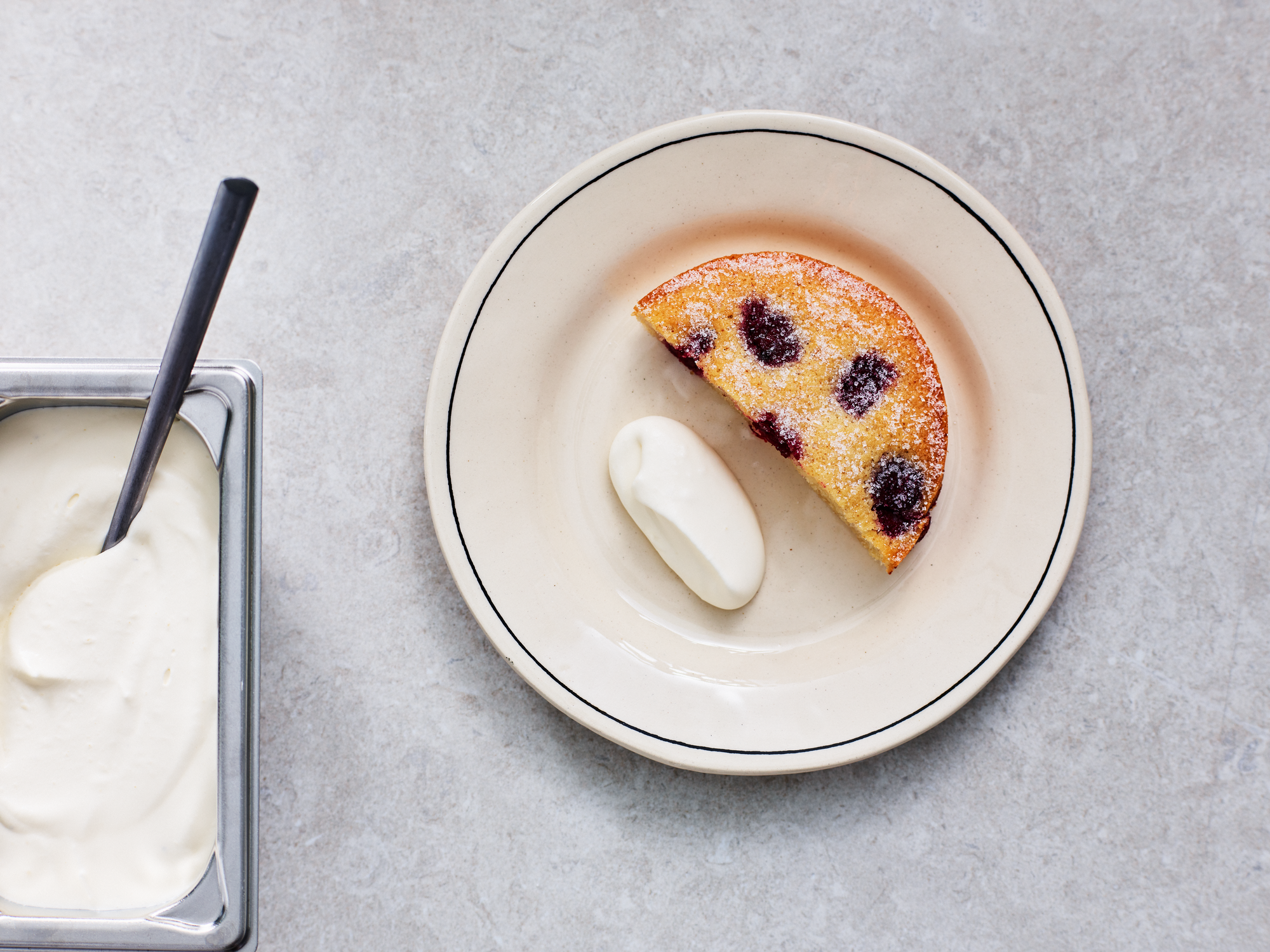 Clafoutis med brynt smör