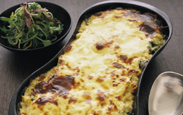 Lasagne på blomkål och broccoli